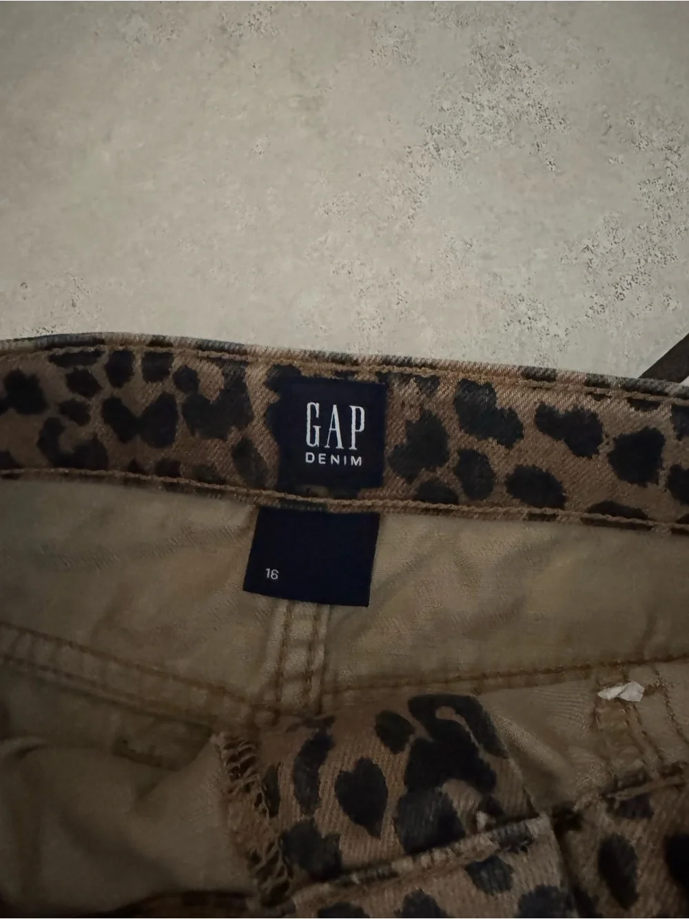 GAP Girls Leopard Print Mini Skirt